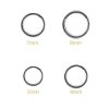 Gold Clicker Hoop, Nose Ring, 20g, 18k White Gold
