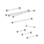 Implant Grade Titanium Straight Barbell