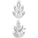 Junipurr Fernanda Push-In Stud Earring, 14k White Gold