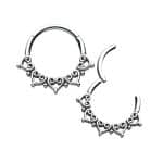 Mini Love Hearts Daith Clicker Earring, Steel, 10mm