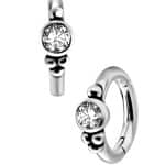 Beaded Gem Belly Clicker, CoCr NF