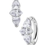 Marquise Pear Cluster Belly Clicker, CoCr NF