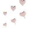 Love Heart Push-In Stud Earring, 18k Rose Gold
