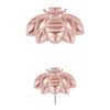 Bee Threaded / Push-In Stud Earring, 18k Rose Gold