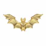 Anatometal Vampire Bat Threaded Stud Earring, 18k Yellow Gold