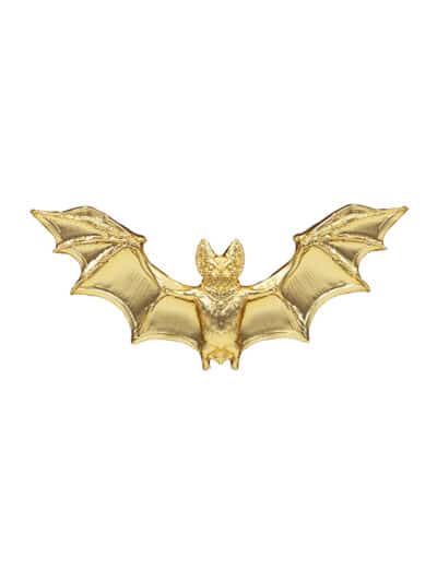 Anatometal Vampire Bat Threaded Stud Earring, 18k Yellow Gold