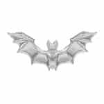 Anatometal Vampire Bat Threaded Stud Earring, 18k White Gold