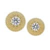 Anatometal Gemmed Hera Push-In Stud Earring, 18k Yellow Gold