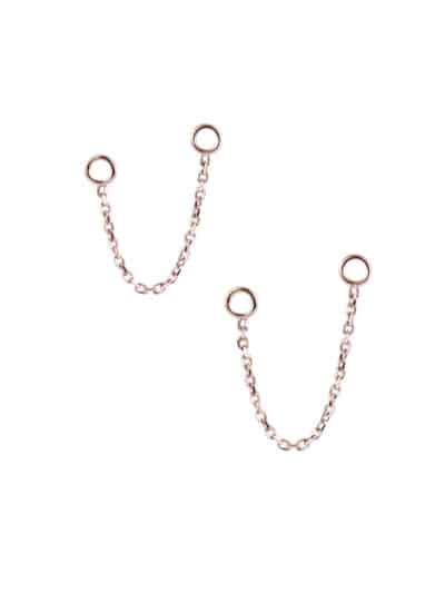 Fine Chain, 18k Rose Gold