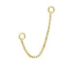 Box Chain, 14k Yellow Gold