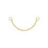 Beaded Chain, 14k Yellow Gold