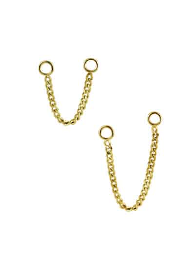 Curb Chain, 18k Yellow Gold