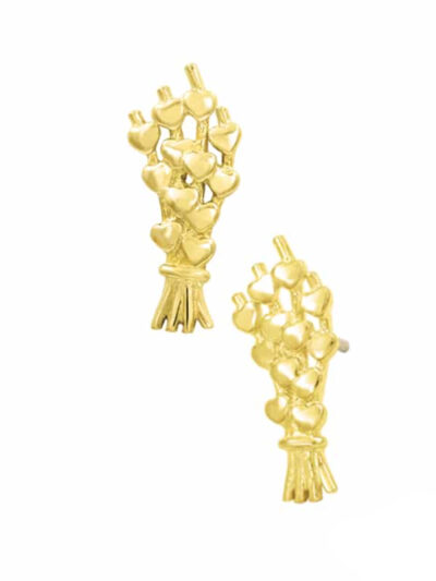 Junipurr Bundle O’ Love Push-In Stud Earring, 14k Yellow Gold