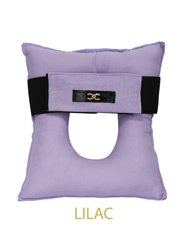 Lilac piercing pillow