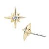 Northern Star Push-In Stud Earring, Skinny, 14k Yellow Gold