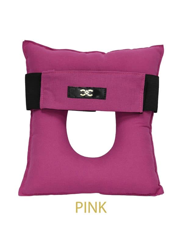 Pink piercing pillow