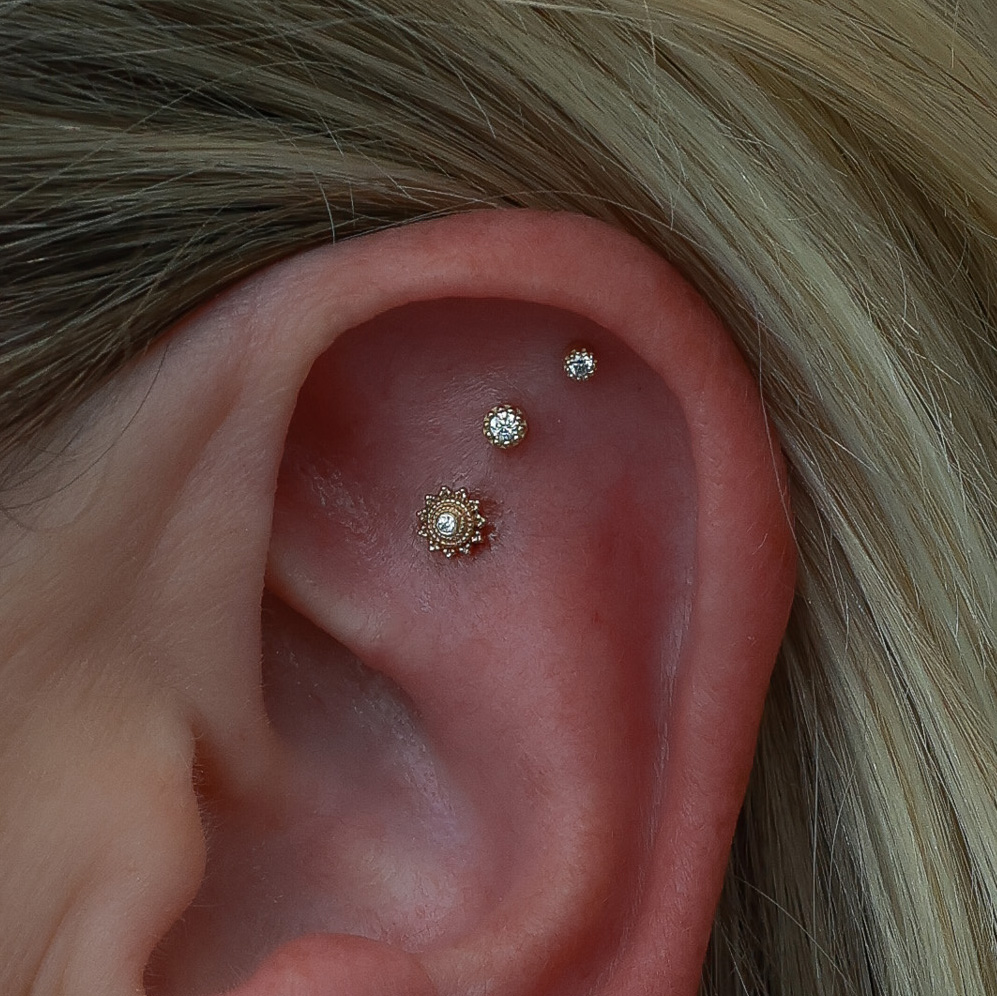 Triple Flat Piercing