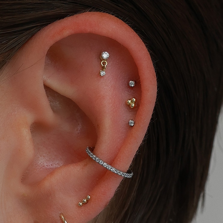 Triple Helix Piercing